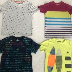 Lot of 4 -Boy Summer T-Shirts Size 6/7